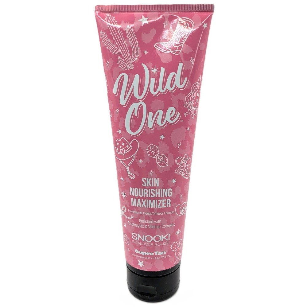Snooki Wild One Skin Nourishing Maximizer Tanning Lotion 9oz Indoor/Outdoor